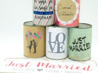 Wedding Cans + Holzschild 7