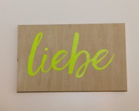 Neon Holzschild - Liebe 2