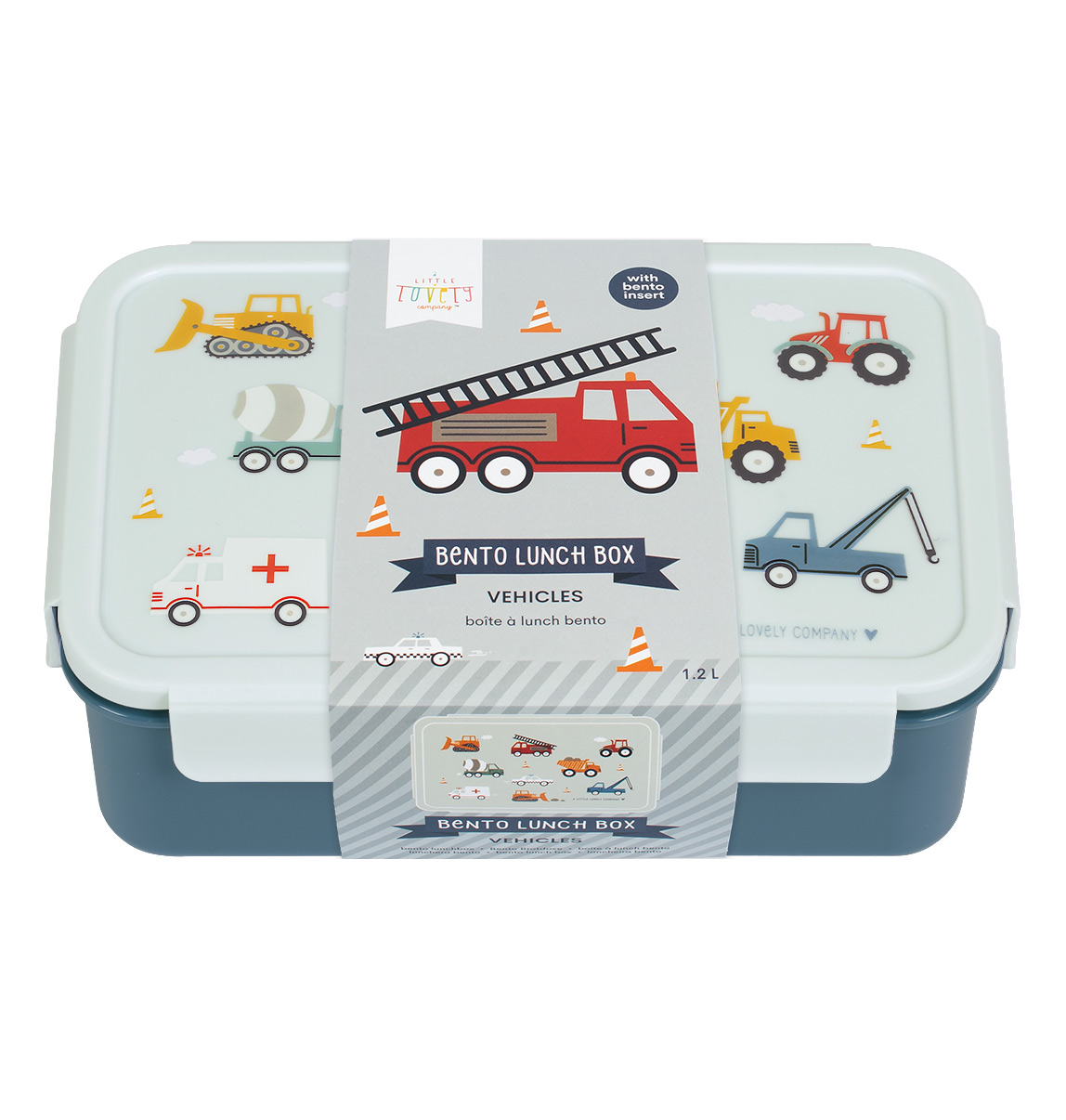 Bento Lunch Box / Little Lovley Compamy / Fahrzeuge 3