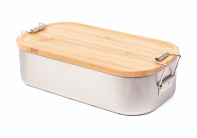 Brotdose Bambusdeckel Lunchbox Tindobo - Zero waste umweltfreundlich alufrei 100