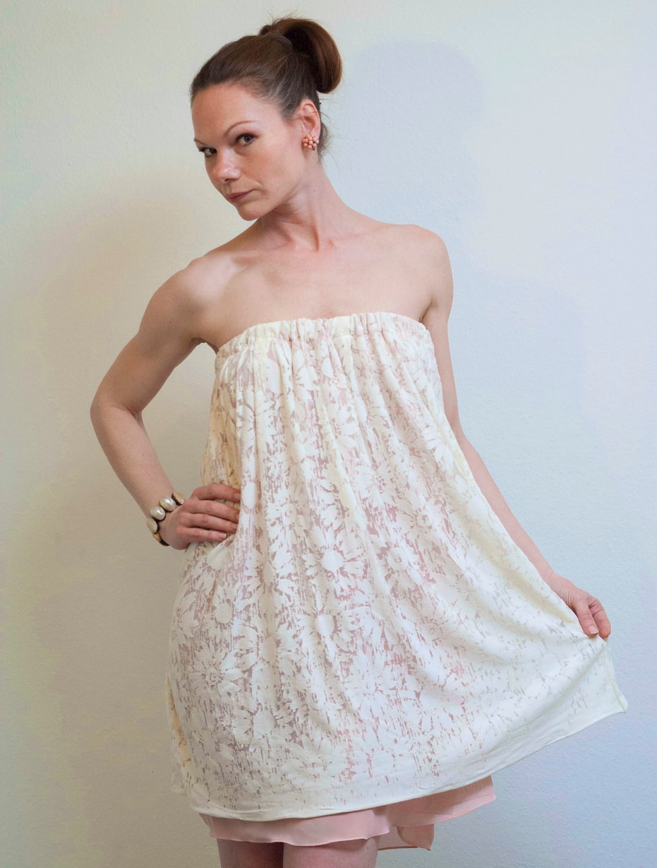 Kleid Roma Sommerkleid, Boho Kleid, Weiß 2