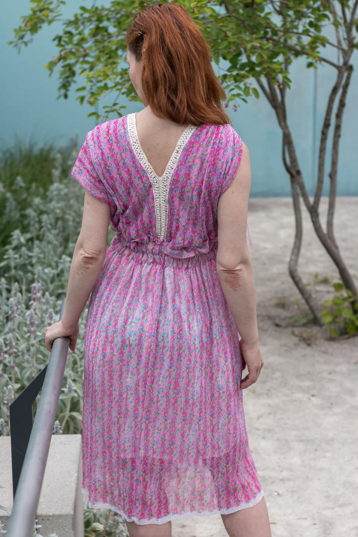 Sommer Kleid in Pink Tüllkleid ROTETULPE 2