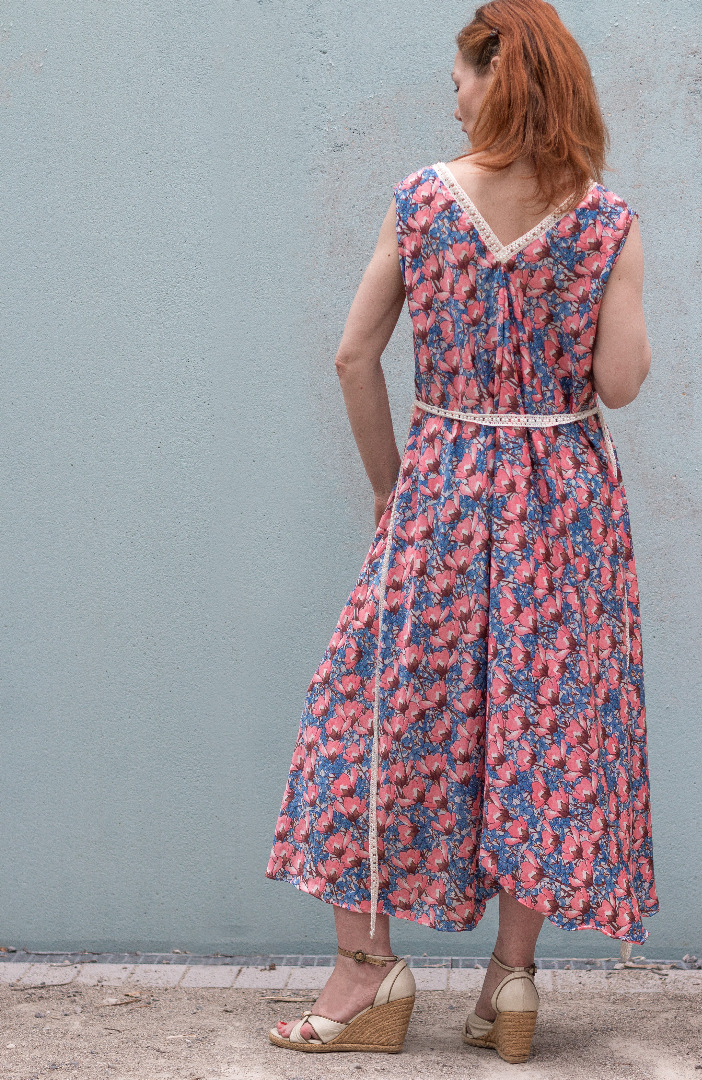 Sommer Kleid Blau ROTETULPE 2