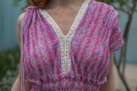 Sommer Kleid in Pink, Tüllkleid, ROTETULPE 3