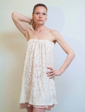 Kleid Roma Sommerkleid Boho Kleid Weiß - Brautrock/ Kleid aus Spitze