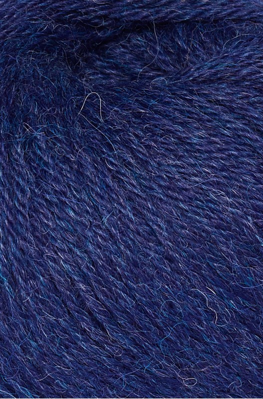 Alpaka Wolle REGULAR Farbe -49 dunkelblau melange 2
