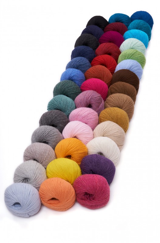 Alpaka Wolle REGULAR Farbe -50Grüngrau- melange 3