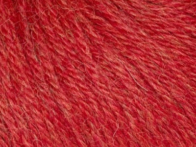 Alpaka Wolle REGULAR Farbe -51 Orangerot-Melange - Marke ApuKuntur