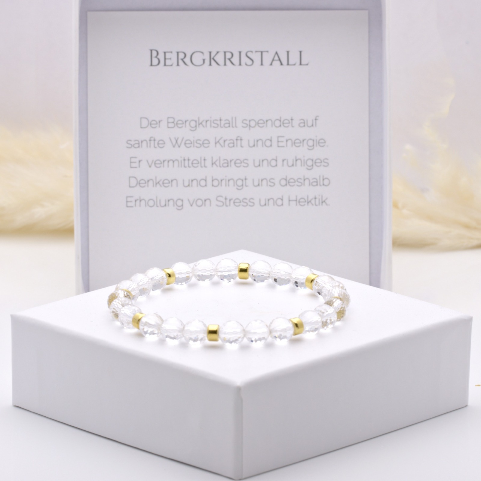 Armband aus echtem Bergkristall, perfektes Geschenk für Frauen und Mädchen 6