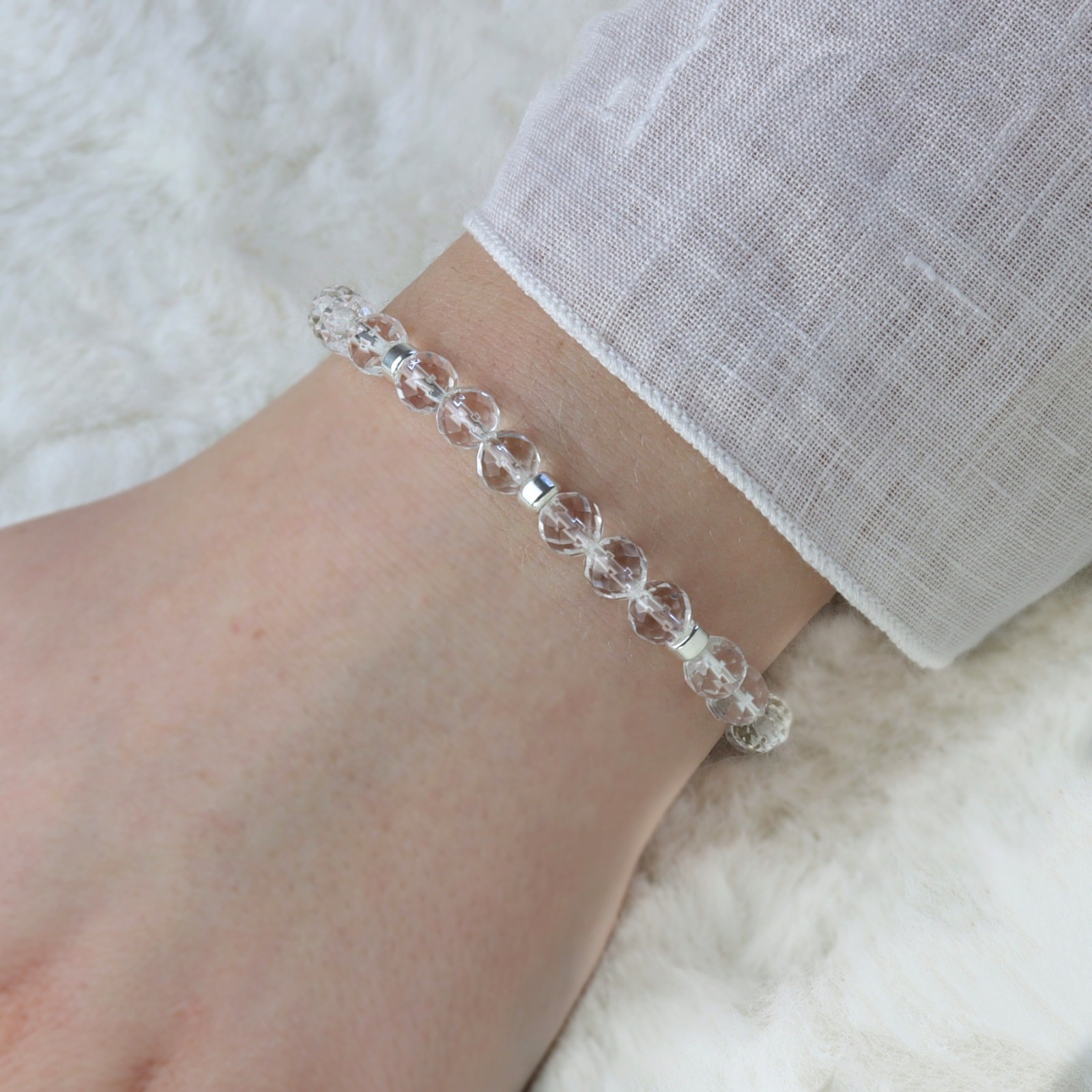 Armband aus echtem Bergkristall perfektes Geschenk für Frauen und Mädchen 5