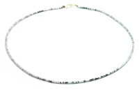 Filigrane Halskette für Damen aus Hämatit, 925-er Silber 3