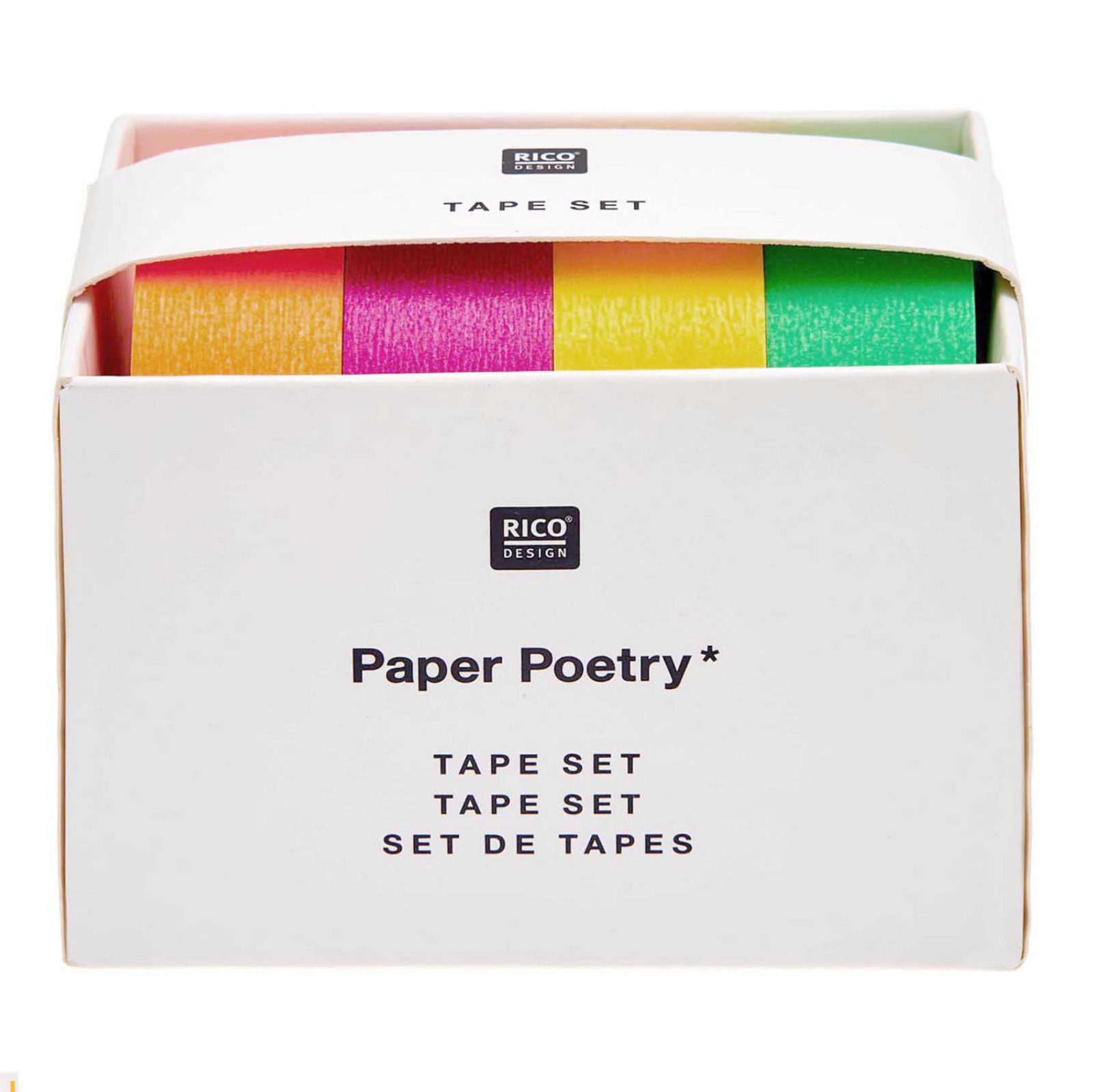 Paper Poetry Tape Set NEON 4-teilig 3