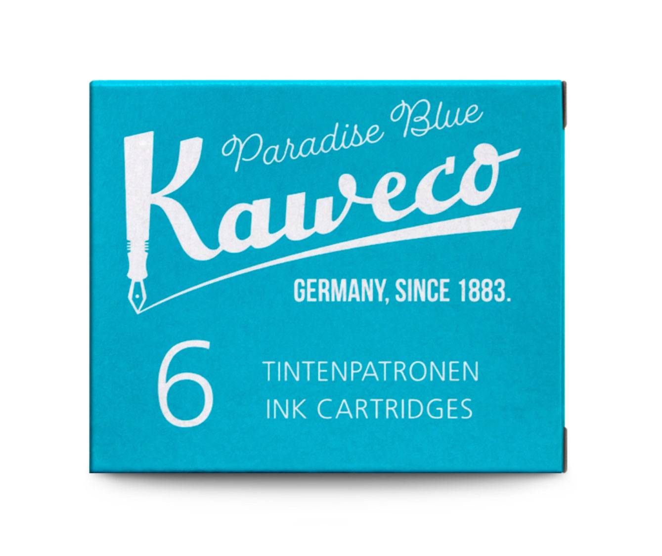Kaweco Tintenpatronen Paradiesblau 6-Pack 2