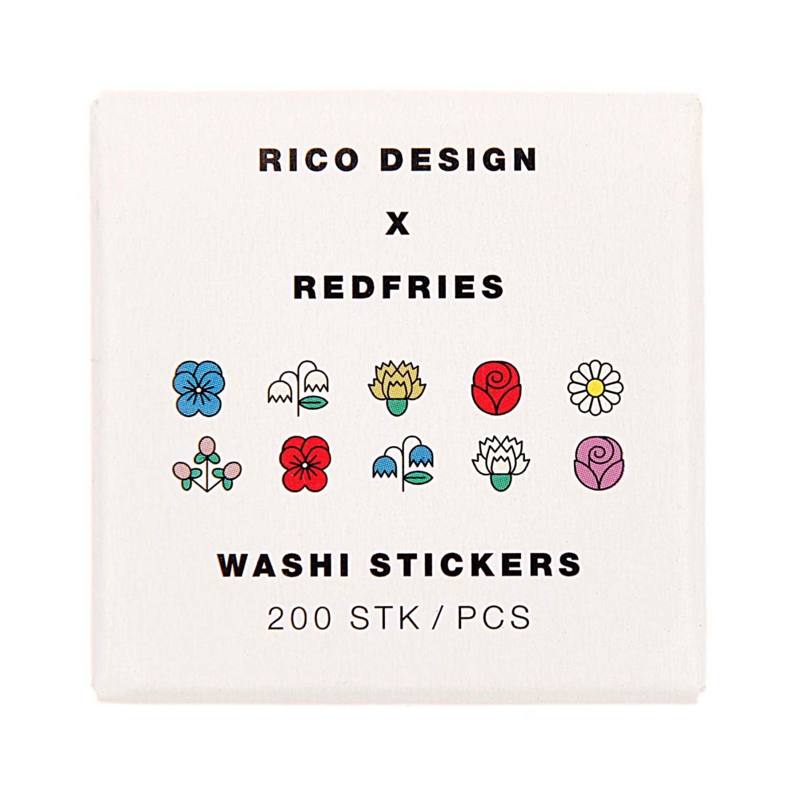 Rico Design x Redfries Washi Sticker Eye Candy 200 Stück 2