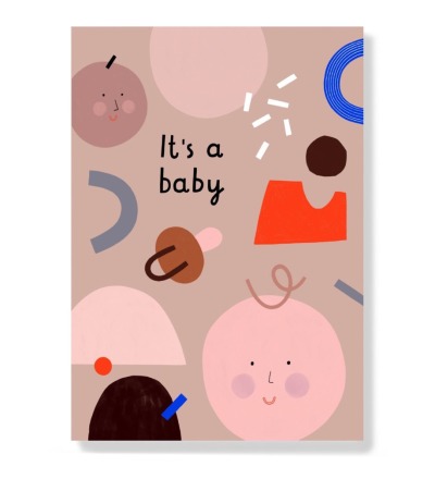 It s a baby - Postkarte