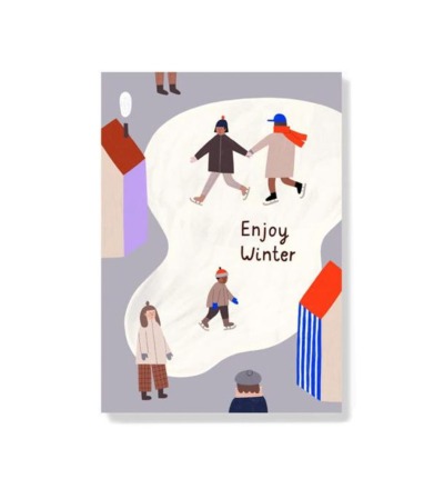 Enjoy Winter - Postkarte