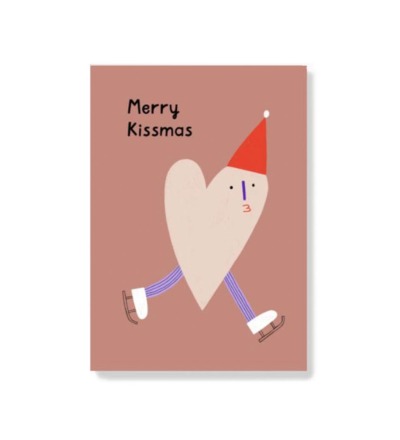 Merry kissmas - Postkarte