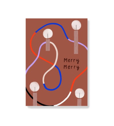Merry Merry - Postkarte