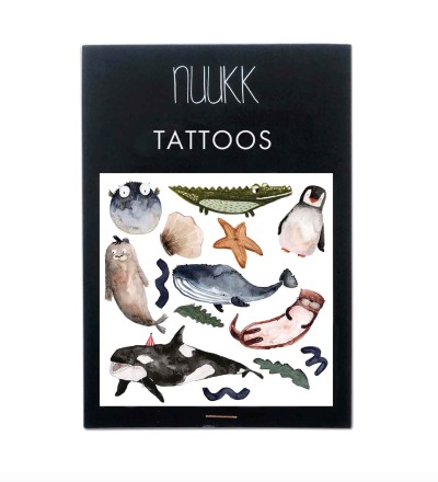 TATTOO Wassertiere nuukk - Kinder-Tattoos