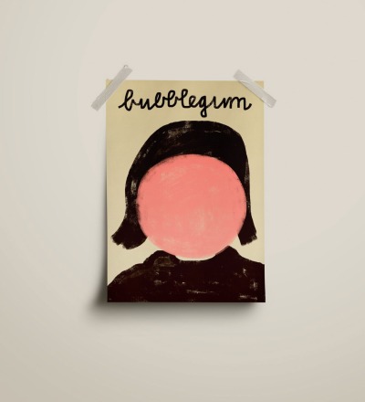 bubblegum - Postkarte