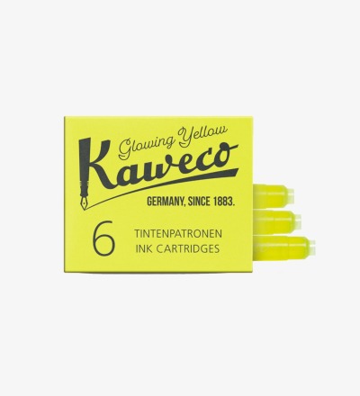 Kaweco Tintenpatronen Glowing Yellow 6-Pack