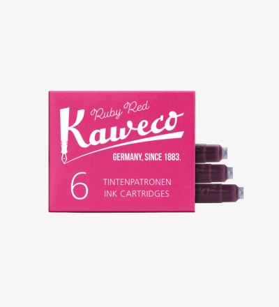 Kaweco Tintenpatronen Rubinrot 6-Pack