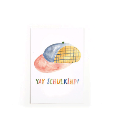 Yay Schulkind - Postkarte