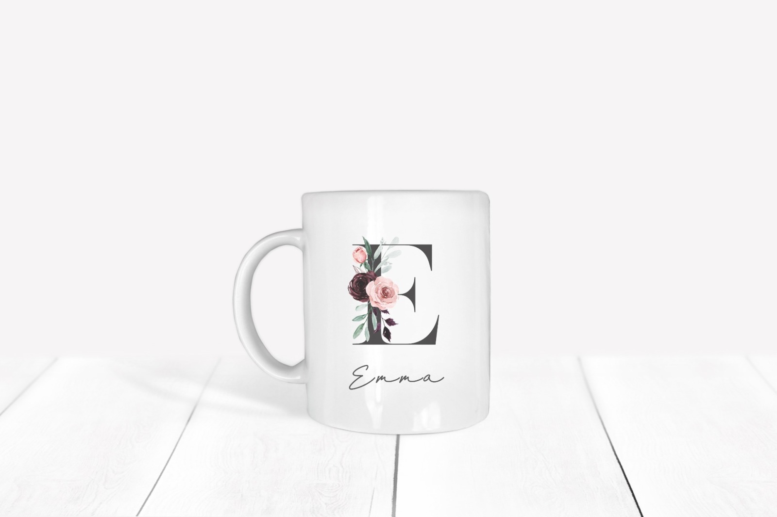 Personalisierte Tasse mit Name Buchstabe Keramik Geschenk