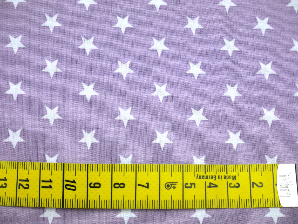 Stoffpaket Baumwolle Sterne, Punkte &amp; Tupfen flieder 4