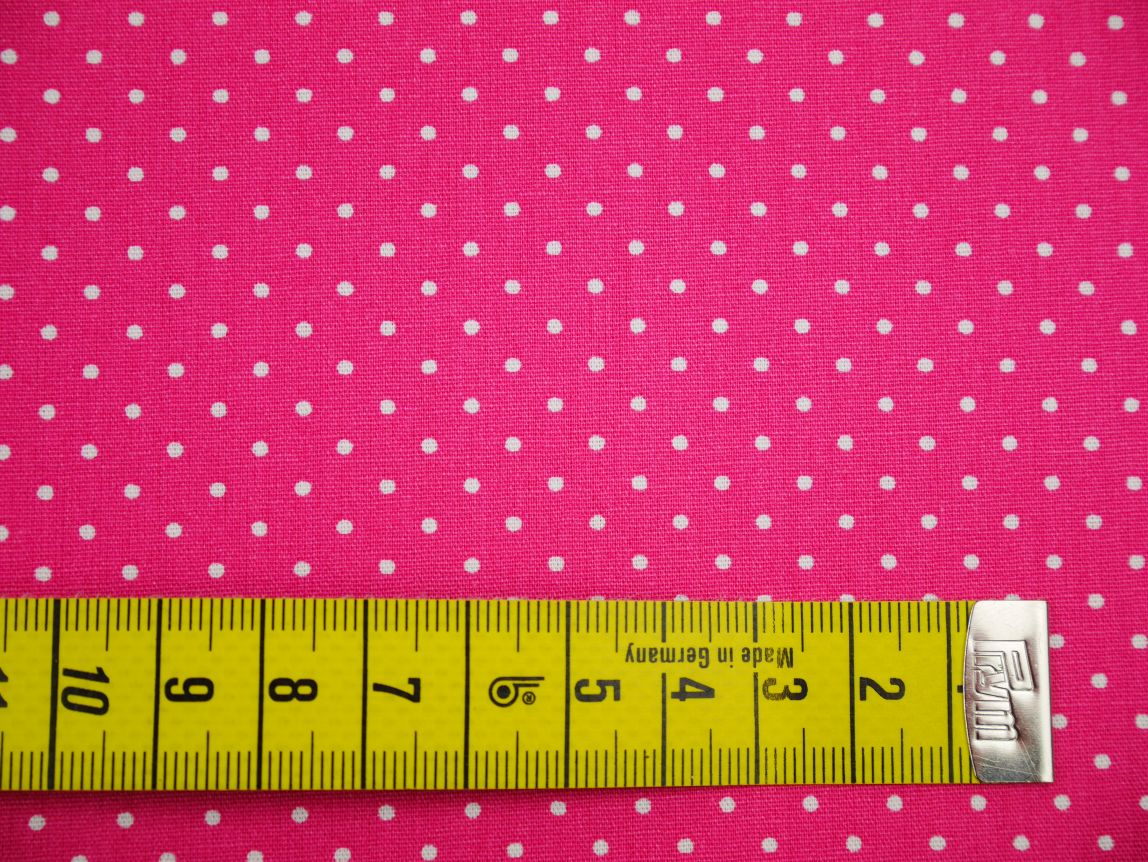 Stoffpaket Baumwolle Sterne, Punkte &amp; Tupfen pink 4