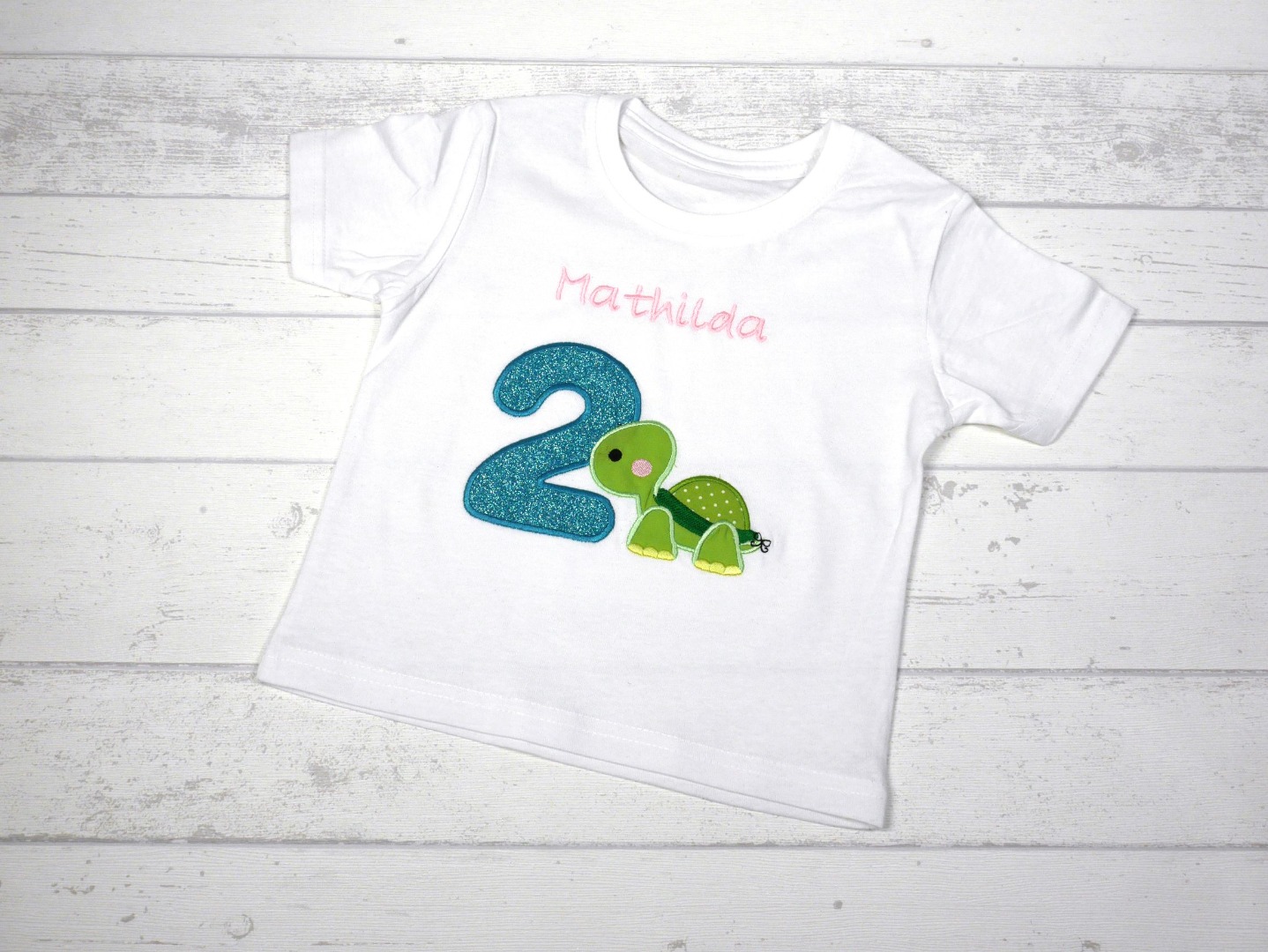 Shirt Geburtstag Schildkröte personalisierbar mit Name Geburtstagsshirt 3