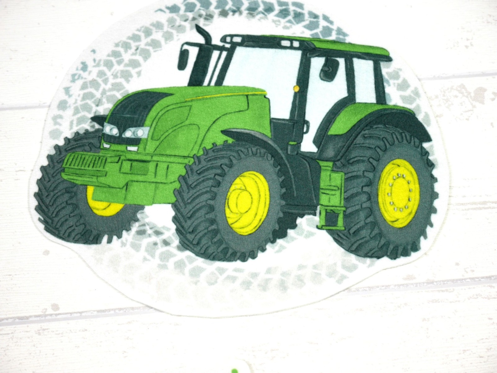 XXL Aufnäher Traktor mit Name personalisiert für Schultüte Trekker 2