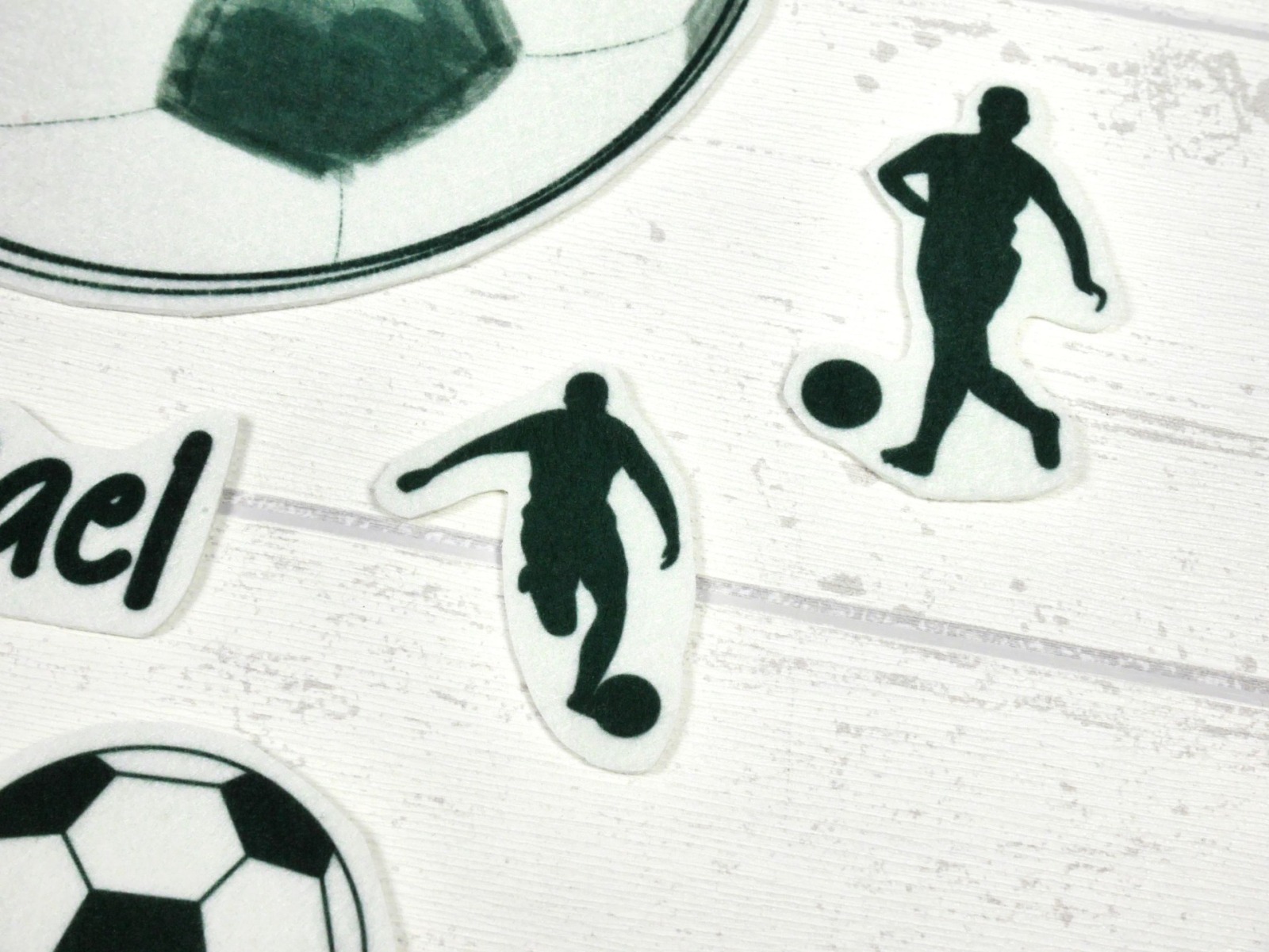 Aufnäher Set Fußball mit Name personalisiert für Schultüte Junge 5