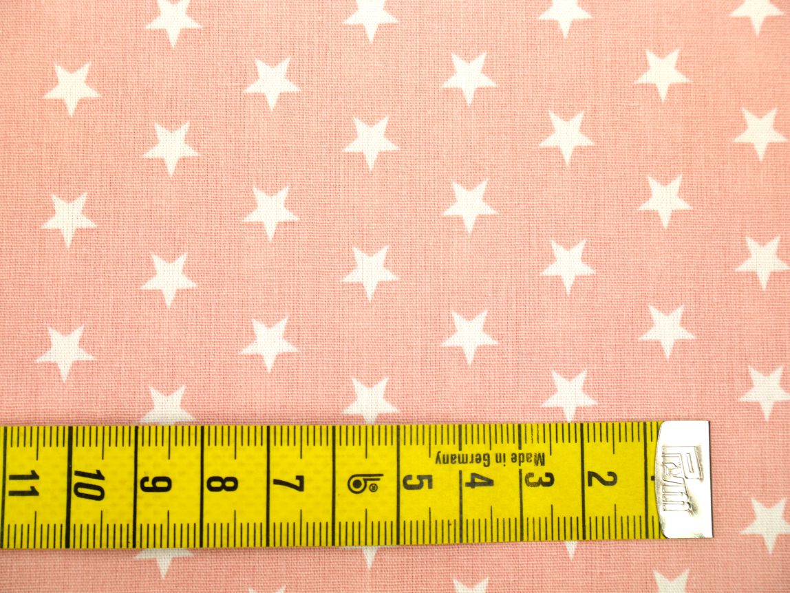 Stoffpaket Baumwolle Sterne, Punkte &amp; Streifen rosa 6