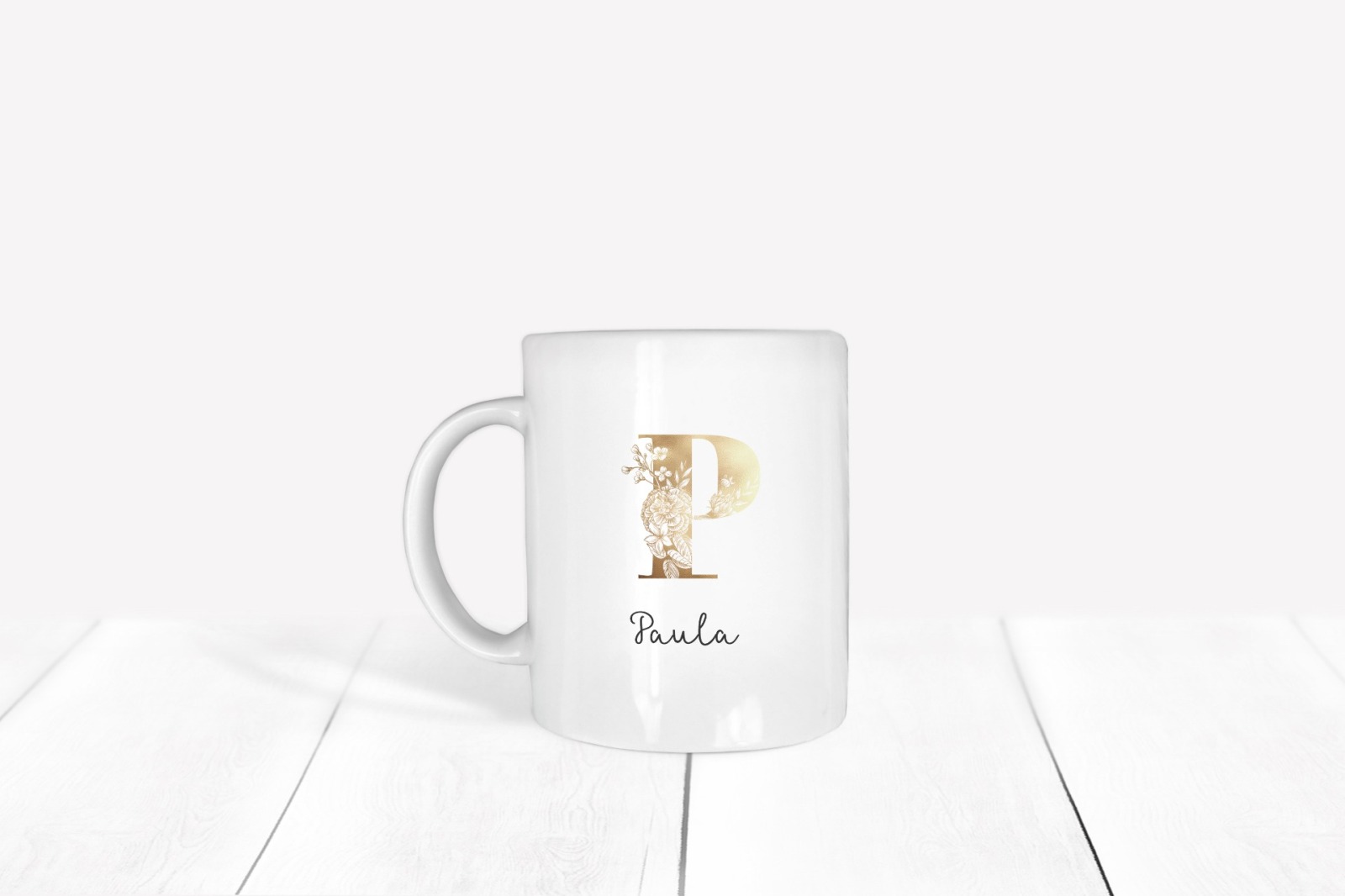 Personalisierte Tasse mit Name Buchstabe Keramik Geschenk 2