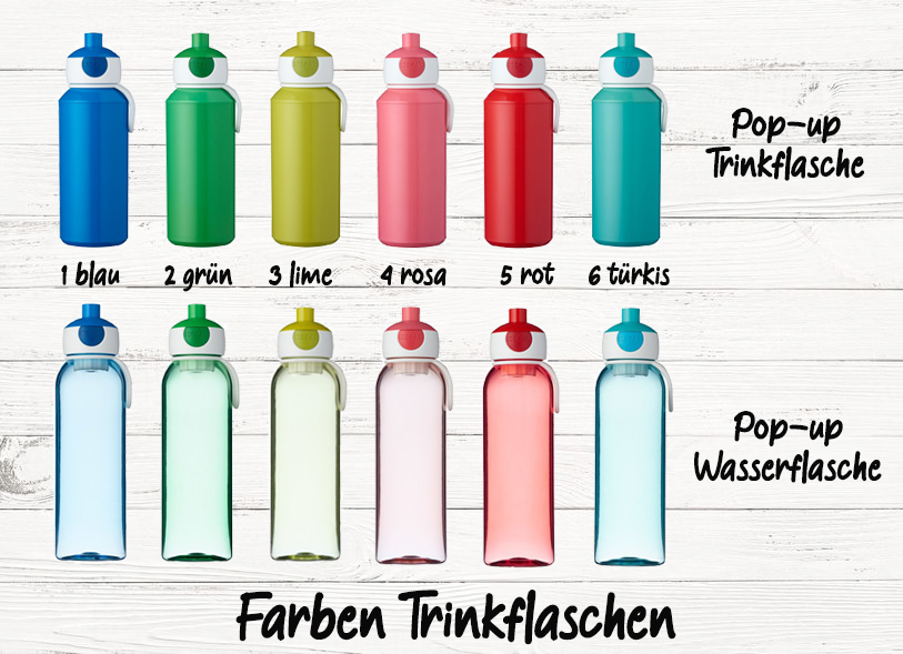 Brotdose Rakete mit Name Trinkflasche personalisiert Farbwahl Set 3