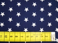 Stoffpaket Baumwolle Sterne, Punkte &amp; Tupfen marineblau 6