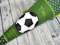 Schultüte aus Stoff Fußball mit Name Zuckertüte 3