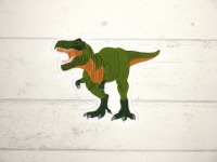 Großer gestickter Aufnäher T-Rex Applikation Dino 3
