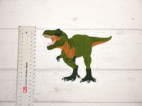 Großer gestickter Aufnäher T-Rex Applikation Dino 4