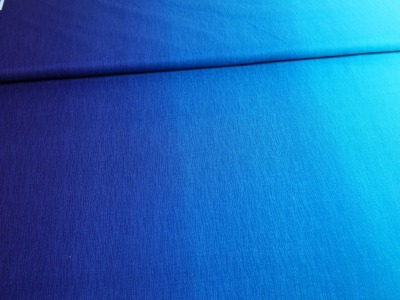 Baumwollstoff Ombre Farbverlauf blau türkis - Designerstoff