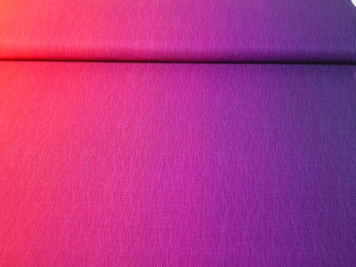 Baumwollstoff Ombre Farbverlauf lila koralle - Designerstoff
