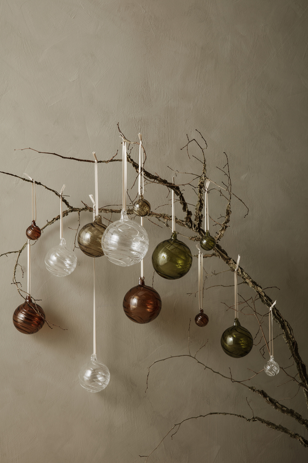 Christbaumschmuck Twirl Ornaments Medium Set of 4 von ferm LIVING 2