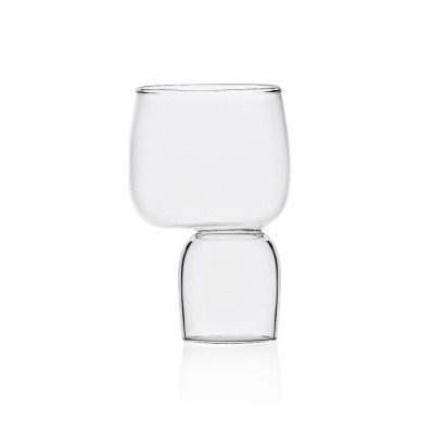 Kokeshi - Wasserglas - Handgefertigtes italienisches Wasserglas