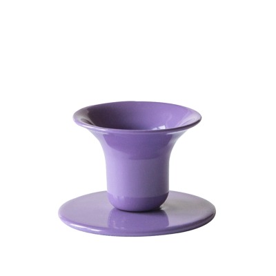 Kerzenhalter Mini Bell - purple - Kerzenhalter Mini Bell für schlanke Kerzen 1,3cm
