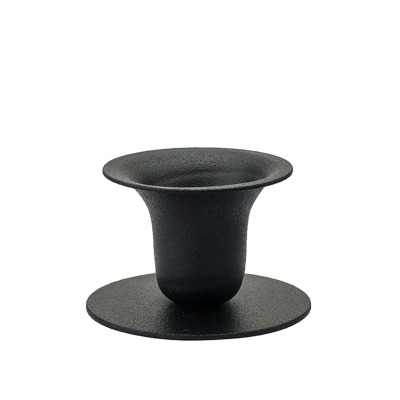 Kerzenhalter Mini Bell - schwarz matt - Kerzenhalter Mini Bell für schlanke Kerzen 1,3cm in vier