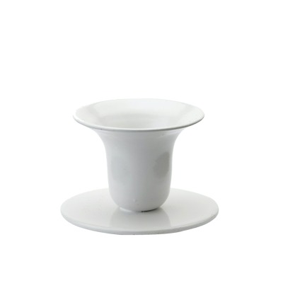 Kerzenhalter Mini Bell - weiß - Kerzenhalter Mini Bell für schlanke Kerzen 1,3cm