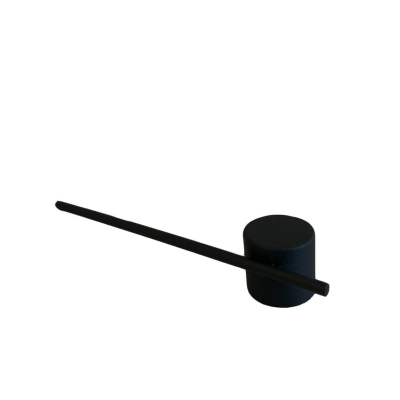 Kerzenlöscher - Schwarzer Kerzenlöscher aus pulverbeschichtetem recyceltem Metall