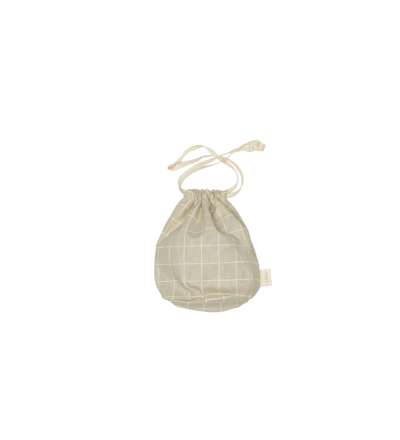 Multibag klein Karomuster - Nachhaltige Geschenkverpackung Aufbewahrung und mehr - in 5