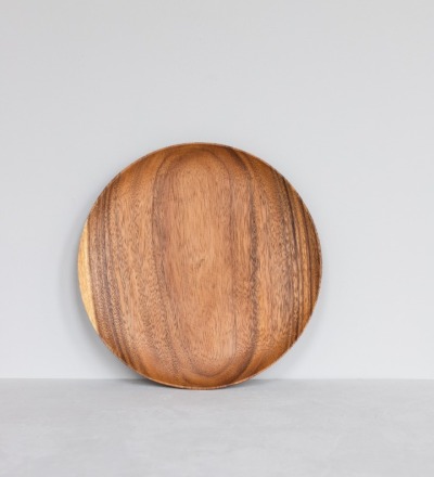 Runder Holzteller - Runde Holzteller aus fairer Produktion in drei verschiedenen Größen